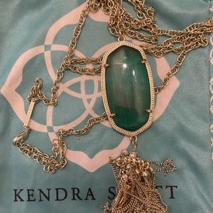 Green Kendra Scott Rayne necklace